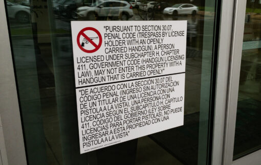 Federal Appeals Court Dismisses Challenge to Texas Handgun Trespass Sign Laws