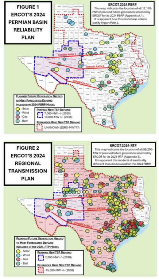 John Burrow and Kevin Kennedy Map in PUCT Filing