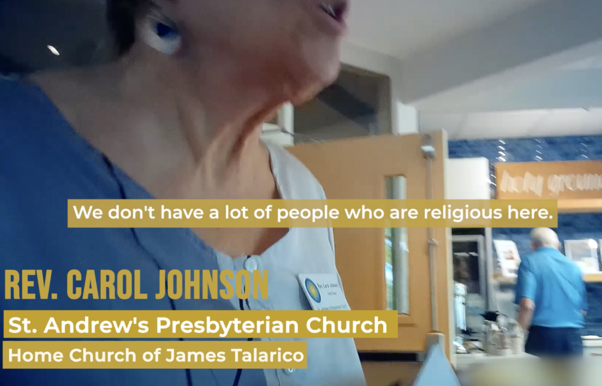 Talarico church undercover