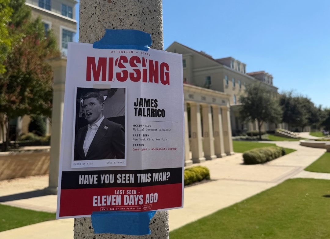 James Talarico Missing Poster