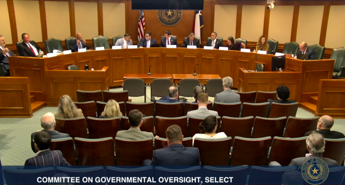 governmental oversight hearing