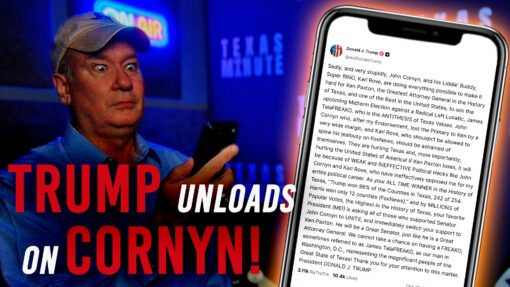10.16.2026: Trump Unloads on Cornyn