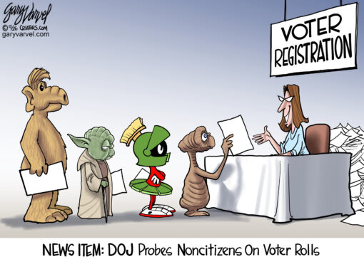 Aliens Registering To Vote
